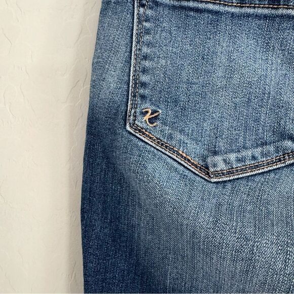 KUT from The Kloth Catherine Boyfriend Jean Floral Embroidered Detail Size 6 - Picture 7 of 11